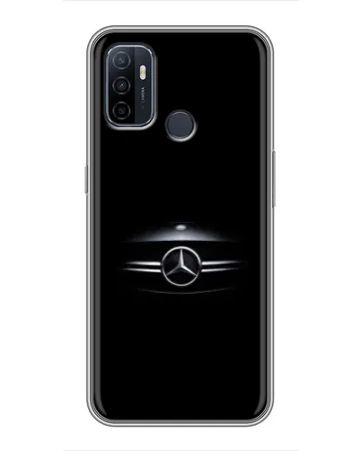 Чехол для OPPO A53 с картинкой «Mercedes — абстрактные линии»