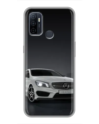 Чехол для OPPO A53 с картинкой «Mercedes AMG GT Silver»