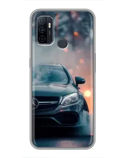 Чохол для OPPO A53 з картинкою «Mercedes — нічне місто»