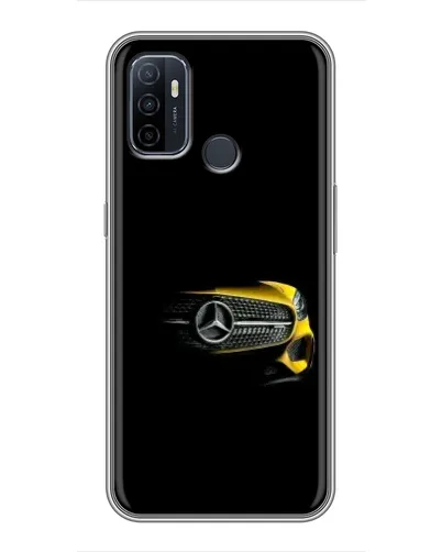 Чехол для OPPO A53 с картинкой «Mercedes — ретро стиль»