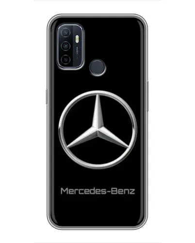 Чехол для OPPO A53 с картинкой «Mercedes Silver Logo»