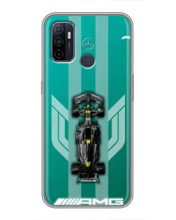 Чехол для OPPO A53 с картинкой «Mercedes AMG Petronas»