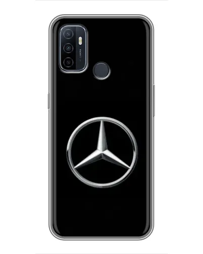 Чехол для OPPO A53 с картинкой «Mercedes классический лого»