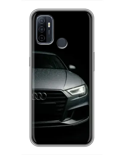 Чехол для OPPO A53 с картинкой «Audi — детализация кузова»