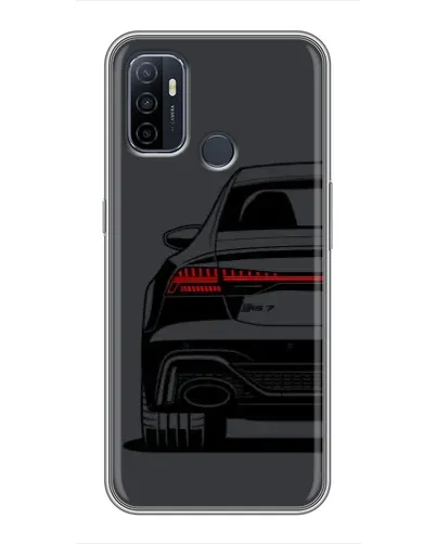 Чехол для OPPO A53 с картинкой «Задняя часть Audi — арт»