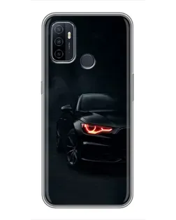Чехол для OPPO A53 с картинкой «Audi — хищный взгляд»