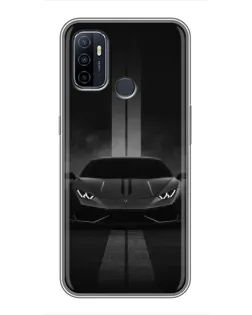 Чехол для OPPO A53 с картинкой «Lamborghini симметрия дорог» Чехол для OPPO A53 с картинкой «Lamborghini симметрия дорог»