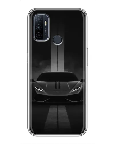 Чехол для OPPO A53 с картинкой «Lamborghini симметрия дорог»