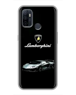 Чехол для OPPO A53 с картинкой «Логотип Lamborghini классика» Чехол для OPPO A53 с картинкой «Логотип Lamborghini классика»