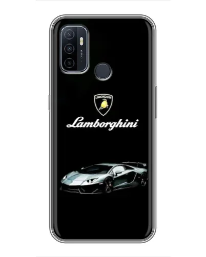 Чехол для OPPO A53 с картинкой «Логотип Lamborghini классика»