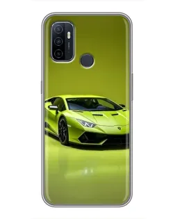 Чехол для OPPO A53 с картинкой «Салатовый Lamborghini Huracan» Чехол для OPPO A53 с картинкой «Салатовый Lamborghini Huracan»