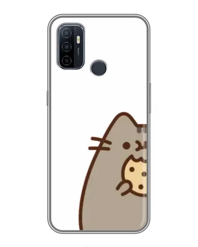 Чехол для OPPO A53 с картинкой «Пушин с печеньем»