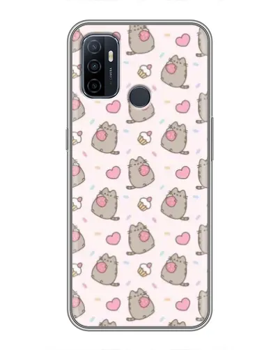 Чехол для OPPO A53 с картинкой «Пушин и сладости»