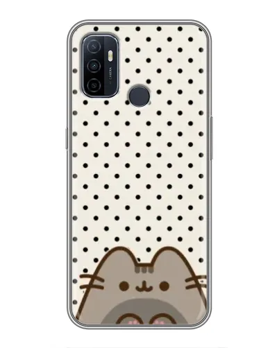Чехол для OPPO A53 с картинкой «Пушин в горошек»