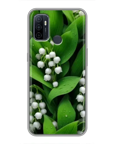 Чехол для OPPO A53 с картинкой «Ландыши в зелени»