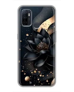 Чехол для OPPO A53 с картинкой «Черный лотос»