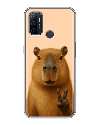 Чехол для OPPO A53 с картинкой «Капибара виктория» Чехол для OPPO A53 с картинкой «Капибара виктория»