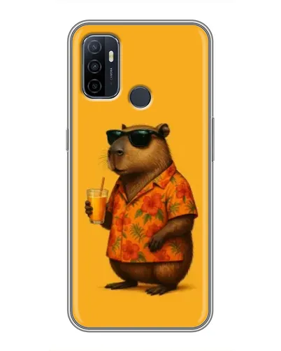 Чехол для OPPO A53 с картинкой «Капибара на отдыхе» Чехол для OPPO A53 с картинкой «Капибара на отдыхе»