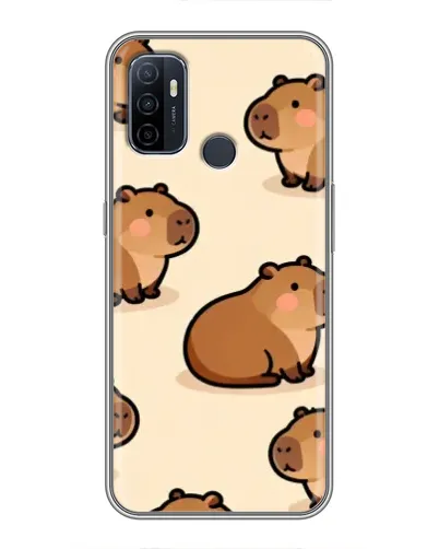 Чехол для OPPO A53 с картинкой «Паттерн милых капибар» Чехол для OPPO A53 с картинкой «Паттерн милых капибар»