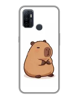 Чехол для OPPO A53 с картинкой «Толстенькая капибара»