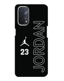 Чехол для OPPO A54 (5G) с картинкой «Jordan Vertical»