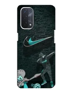 Чехол для OPPO A54 (5G) с картинкой «Спортивный арт Nike» Чехол для OPPO A54 (5G) с картинкой «Спортивный арт Nike»