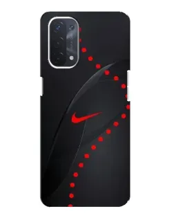Чехол для OPPO A54 (5G) с картинкой «Абстрактный дизайн Nike»