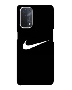 Чехол для OPPO A54 (5G) с картинкой «Минималистический Найк»