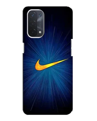 Чехол для OPPO A54 (5G) с картинкой «Синий пульс Nike» Чехол для OPPO A54 (5G) с картинкой «Синий пульс Nike»