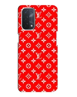 Чехол для OPPO A54 (5G) с картинкой «Яркий паттерн LV»