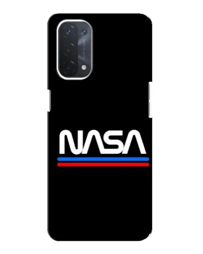 Чехол для OPPO A54 (5G) с картинкой «NASA — классика Red Blue»
