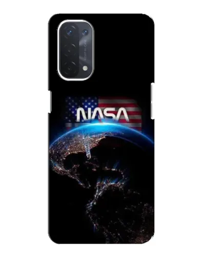 Чехол для OPPO A54 (5G) с картинкой «Земля из космоса NASA»