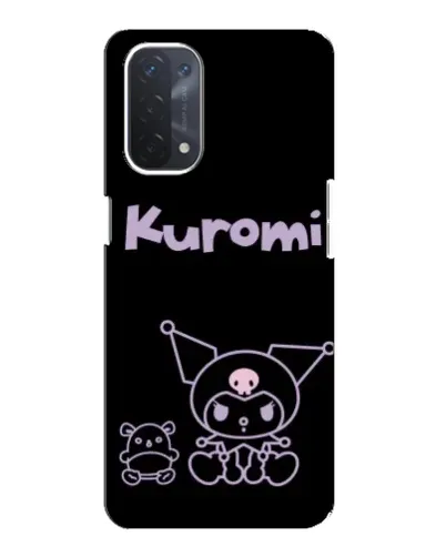 Чохол для OPPO A54 (5G) з картинкою «Kuromi — чорний мінімалізм»
