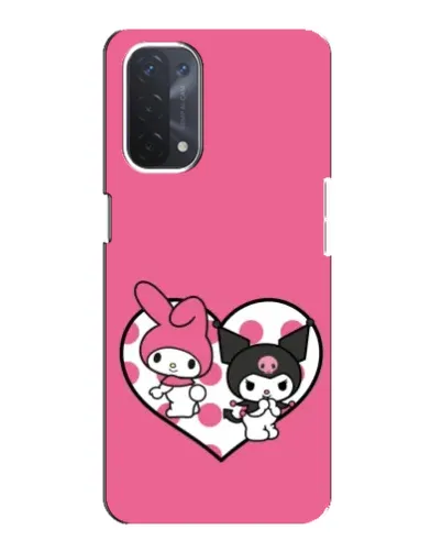 Чохол для OPPO A54 (5G) з картинкою «Kuromi та My Melody»