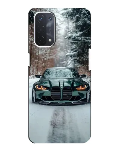 Чехол для OPPO A54 (5G) с картинкой «BMW в зимнем лесу» Чехол для OPPO A54 (5G) с картинкой «BMW в зимнем лесу»