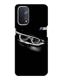 Чехол для OPPO A54 (5G) с картинкой «BMW — взгляд тигра»