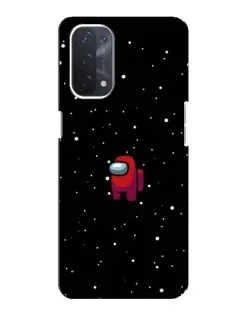 Чохол для OPPO A54 (5G) з картинкою «Червоний Among Us»