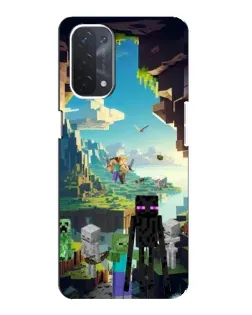 Чохол для OPPO A54 (5G) з картинкою «Ендермен у лісі»