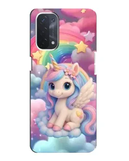 Чехол для OPPO A54 (5G) с картинкой «Маленький единорог» Чехол для OPPO A54 (5G) с картинкой «Маленький единорог»