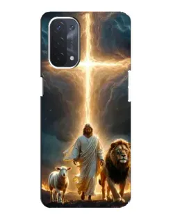 Чохол для OPPO A54 (5G) з картинкою «Лев Юди та Світло»