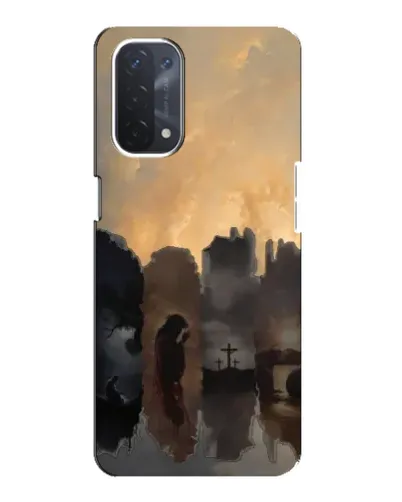 Чехол для OPPO A54 (5G) с картинкой «Дорога к вере»