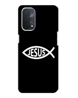 Чехол для OPPO A54 (5G) с картинкой «Классический Jesus»