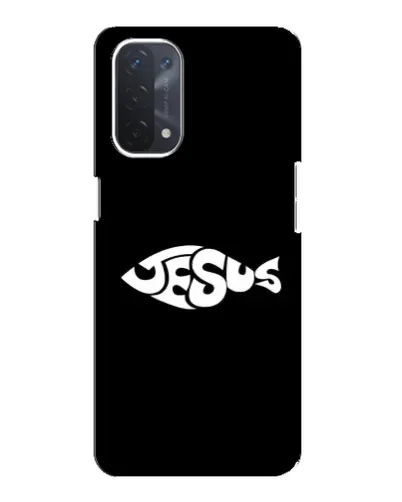 Чохол для OPPO A54 (5G) з картинкою «Риба Jesus» Чохол для OPPO A54 (5G) з картинкою «Риба Jesus»