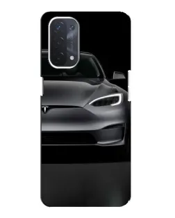 Чохол для OPPO A54 (5G) з картинкою «Tesla Model S Look»
