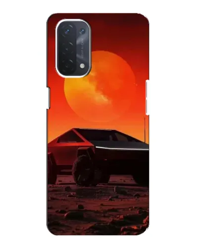Чохол для OPPO A54 (5G) з картинкою «Cybertruck на Марсі»