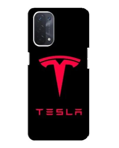 Чохол для OPPO A54 (5G) з картинкою «Tesla Red Logo»