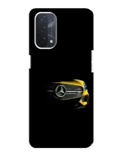 Чехол для OPPO A54 (5G) с картинкой «Mercedes — ретро стиль»