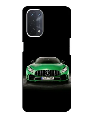 Чехол для OPPO A54 (5G) с картинкой «Mercedes — неоновый лого» Чехол для OPPO A54 (5G) с картинкой «Mercedes — неоновый лого»