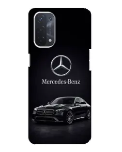 Чехол для OPPO A54 (5G) с картинкой «Mercedes — решетка радиатора»