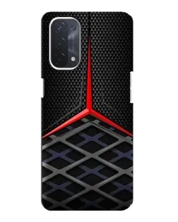 Чехол для OPPO A54 (5G) с картинкой «Mercedes Carbon Grid»